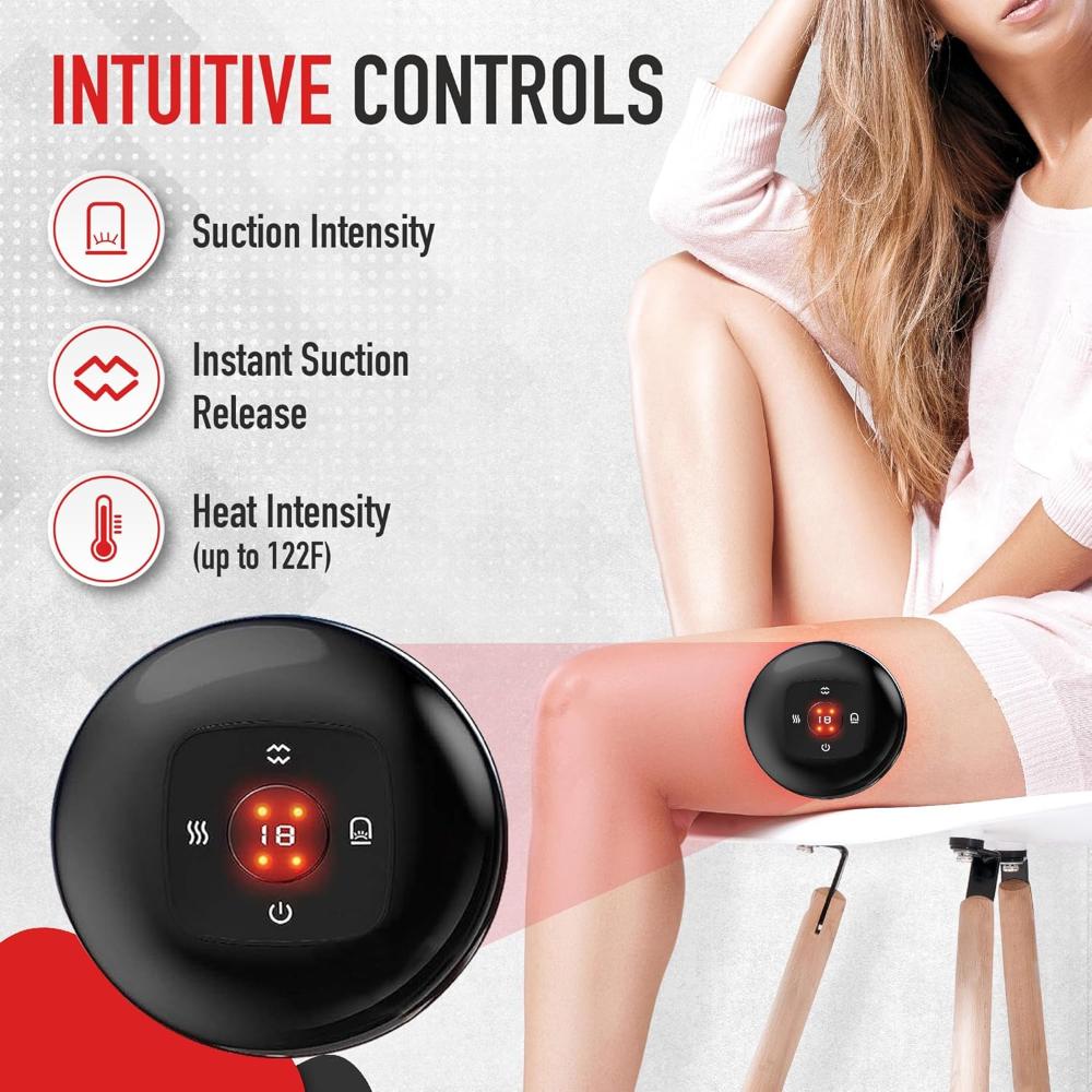 Electric Cupping Smart Therapy Massager with Red Light