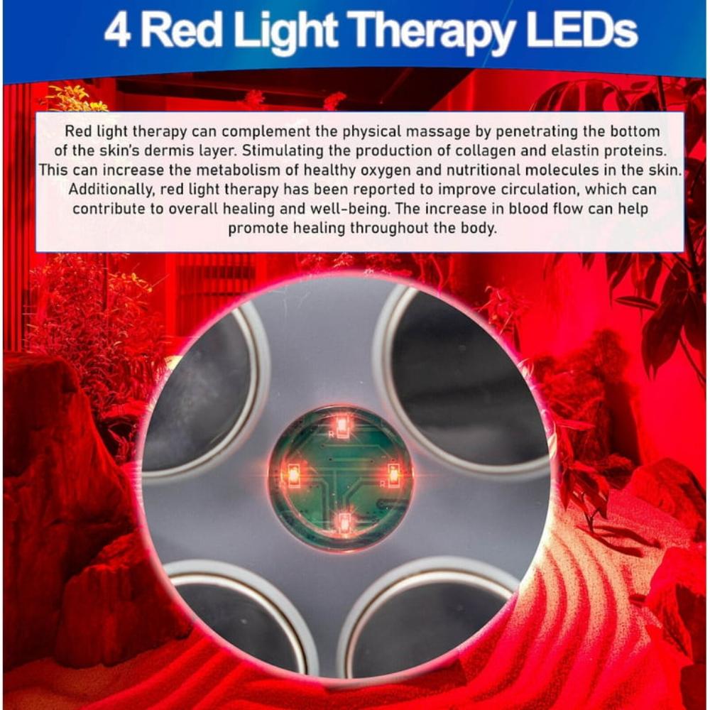 Electric Cupping Smart Therapy Massager with Red Light